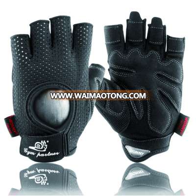 Breathable exercise body building fitness gloves