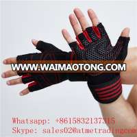 Workout Wrist Wrap Weight Lifting Gym Gloves for Sports Exercise Training Fitness